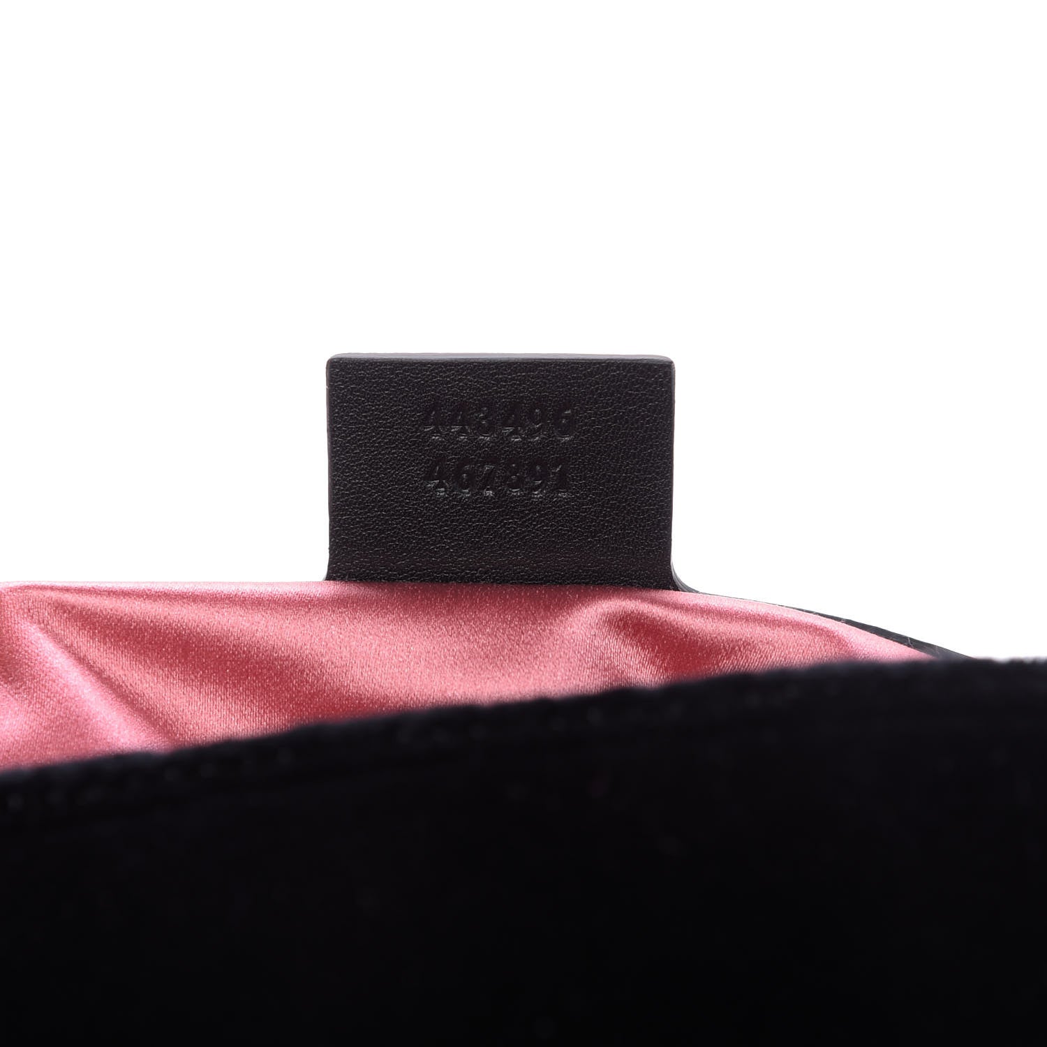 Gucci Velvet Matelasse Loved Embroidered Medium GG Marmont Shoulder Bag Black 10 of 10