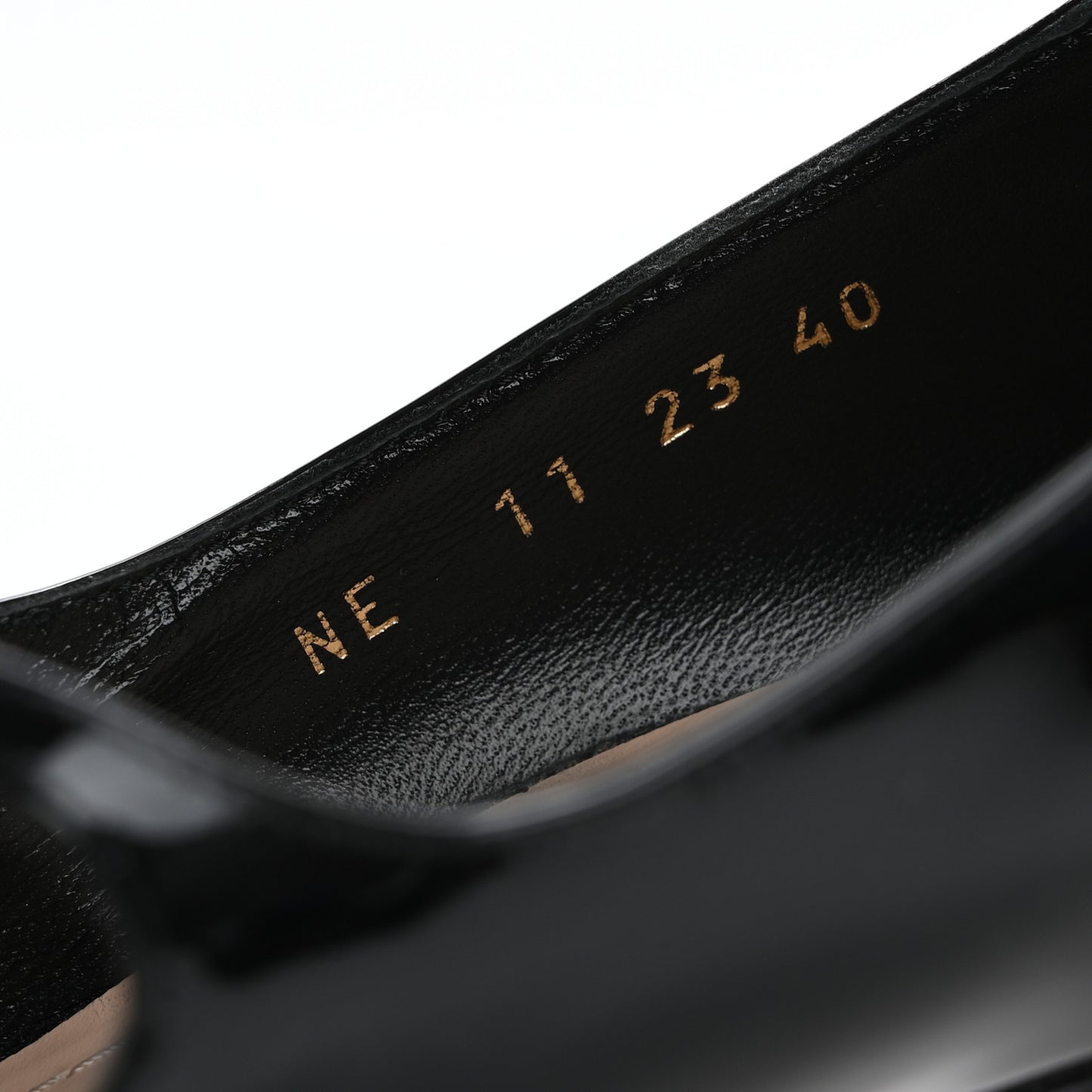 Patent Square Mary-Jane Pumps 40 Black