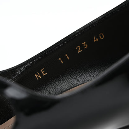 Christian Dior Patent Square Mary-Jane Pumps 40 Black 9 of 13