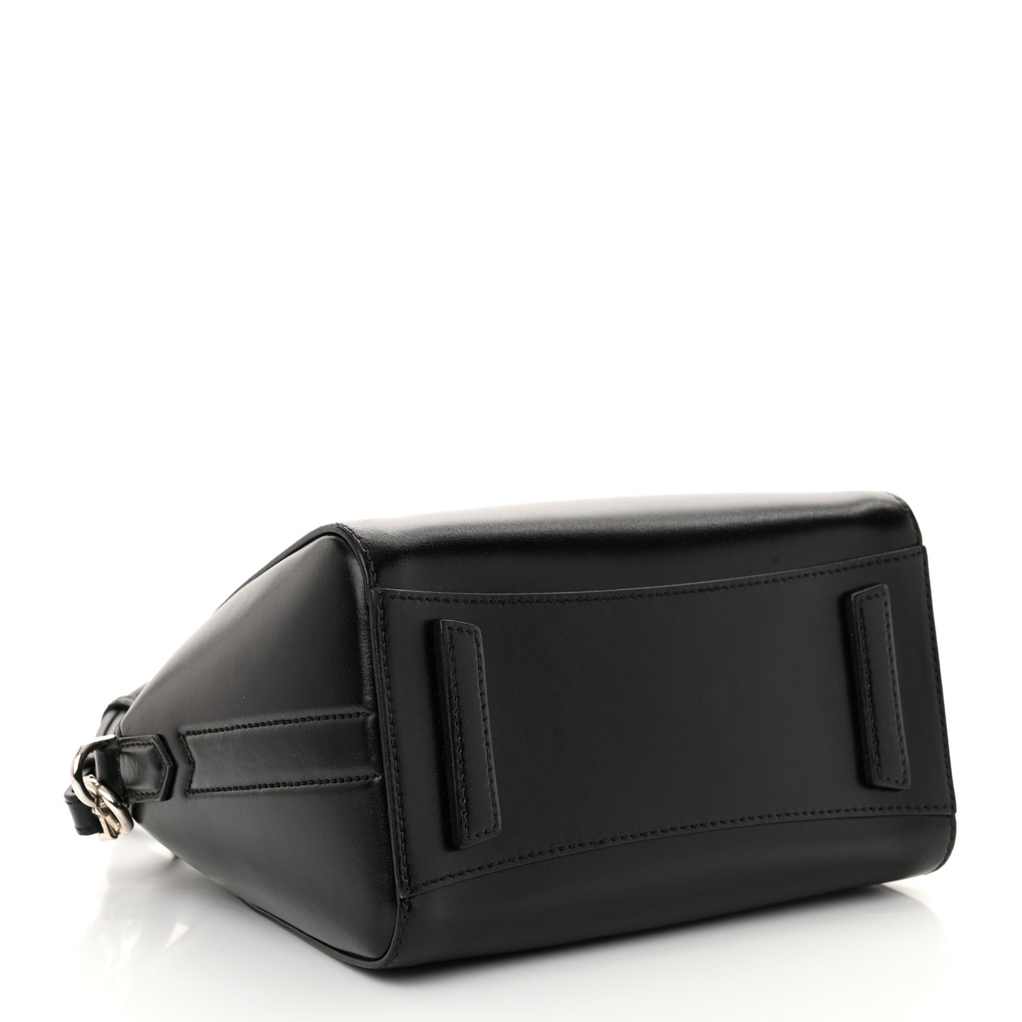 Shiny Lord Calfskin Mini Antigona Black