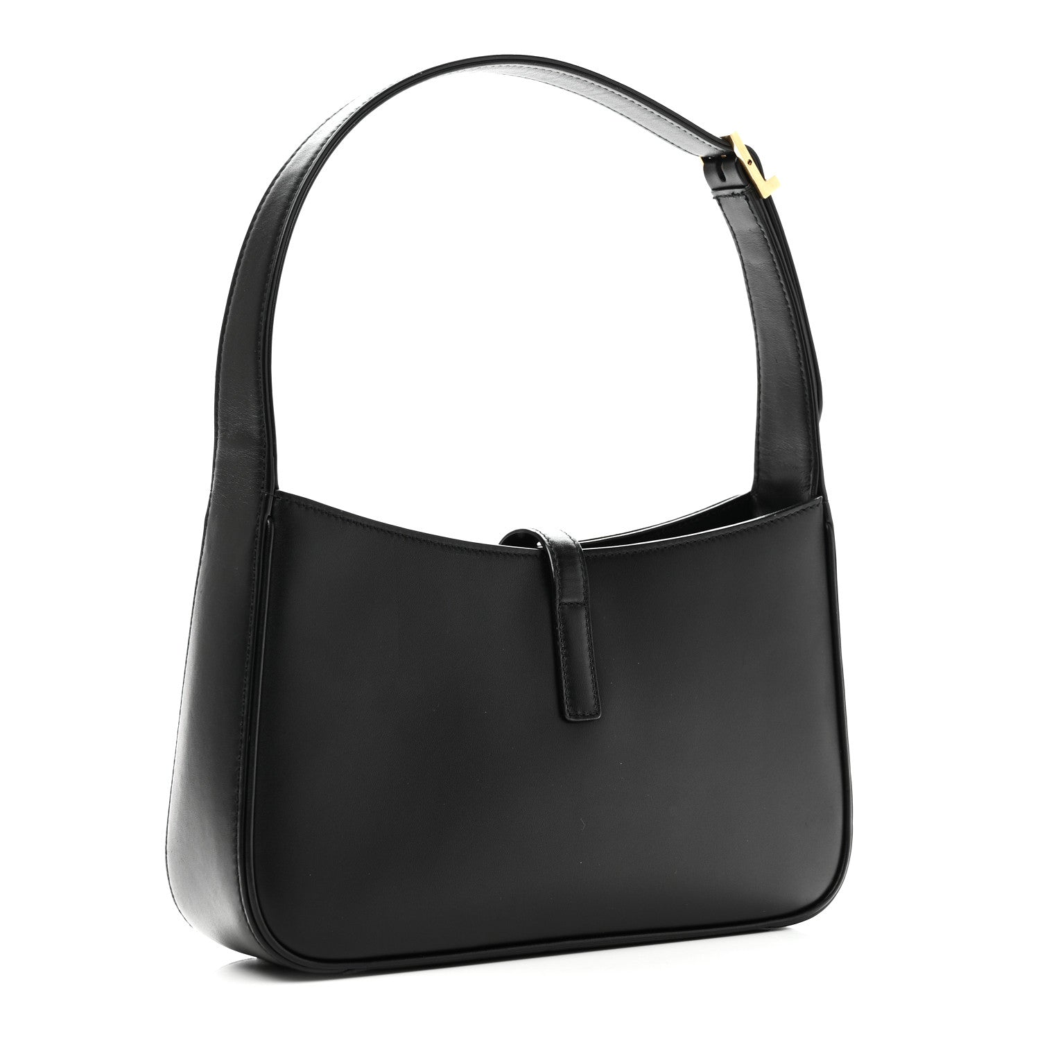 Saint Laurent Smooth Calfskin Le 5 A 7 Hobo Black 3 of 10