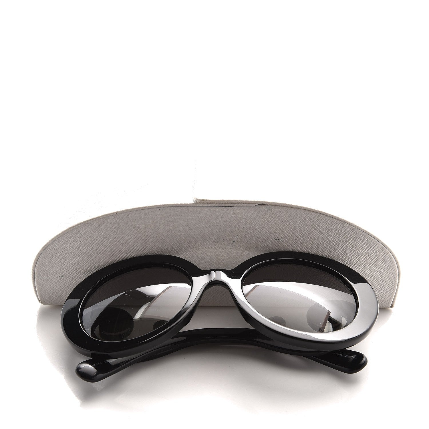 Prada Baroque Sunglasses SPR 27N Black 8 of 8