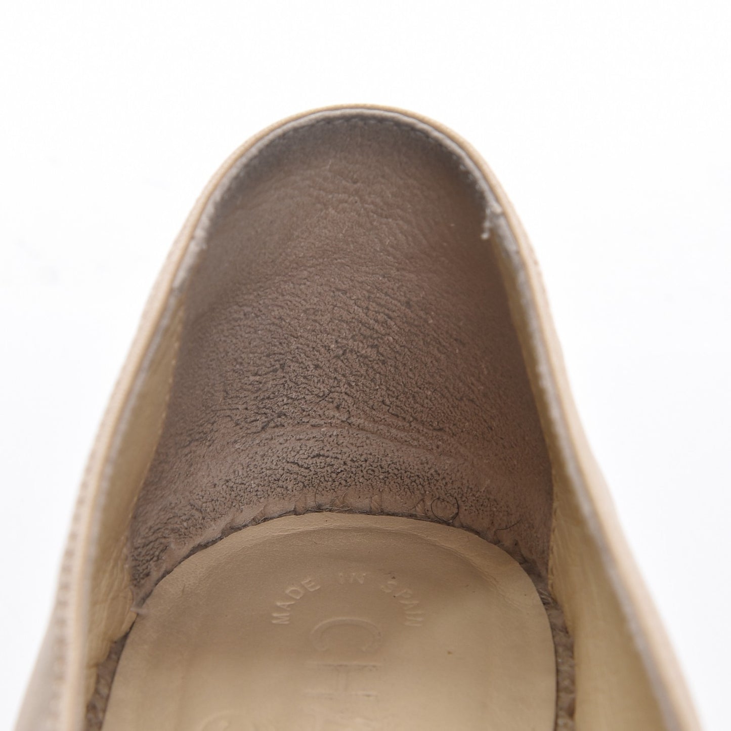 Lambskin CC Espadrilles 41 Beige Black