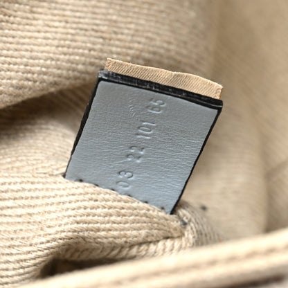 Chloe Cotton Calfskin Mini Woody Ribbon Tote White Blue 7 of 10