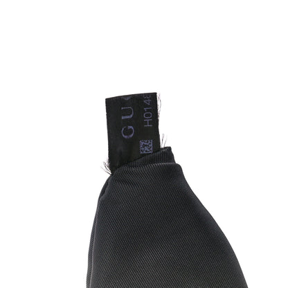 Gucci Guccissima Flat Messenger Bag Black 9 of 13