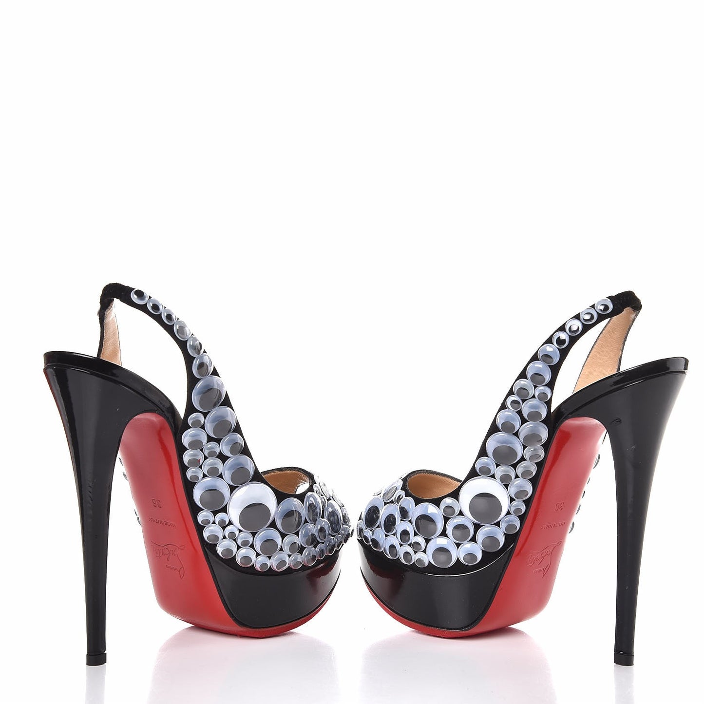 Patent Suede Deja Vu 150 Pumps 36 Black