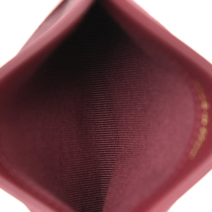 Chanel Caviar Quilted Card Holder Dark Burgundy 5 of 8