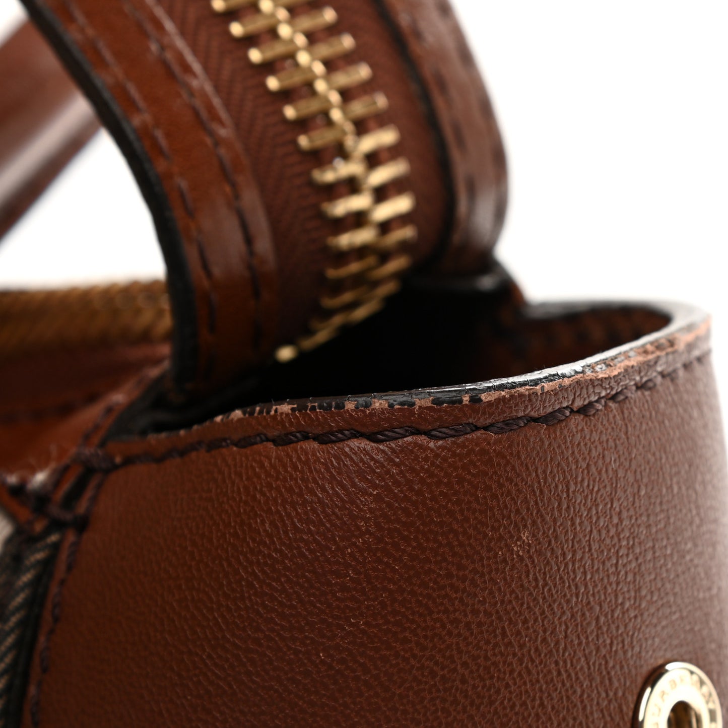 House Check Small Gladstone Dark Tan