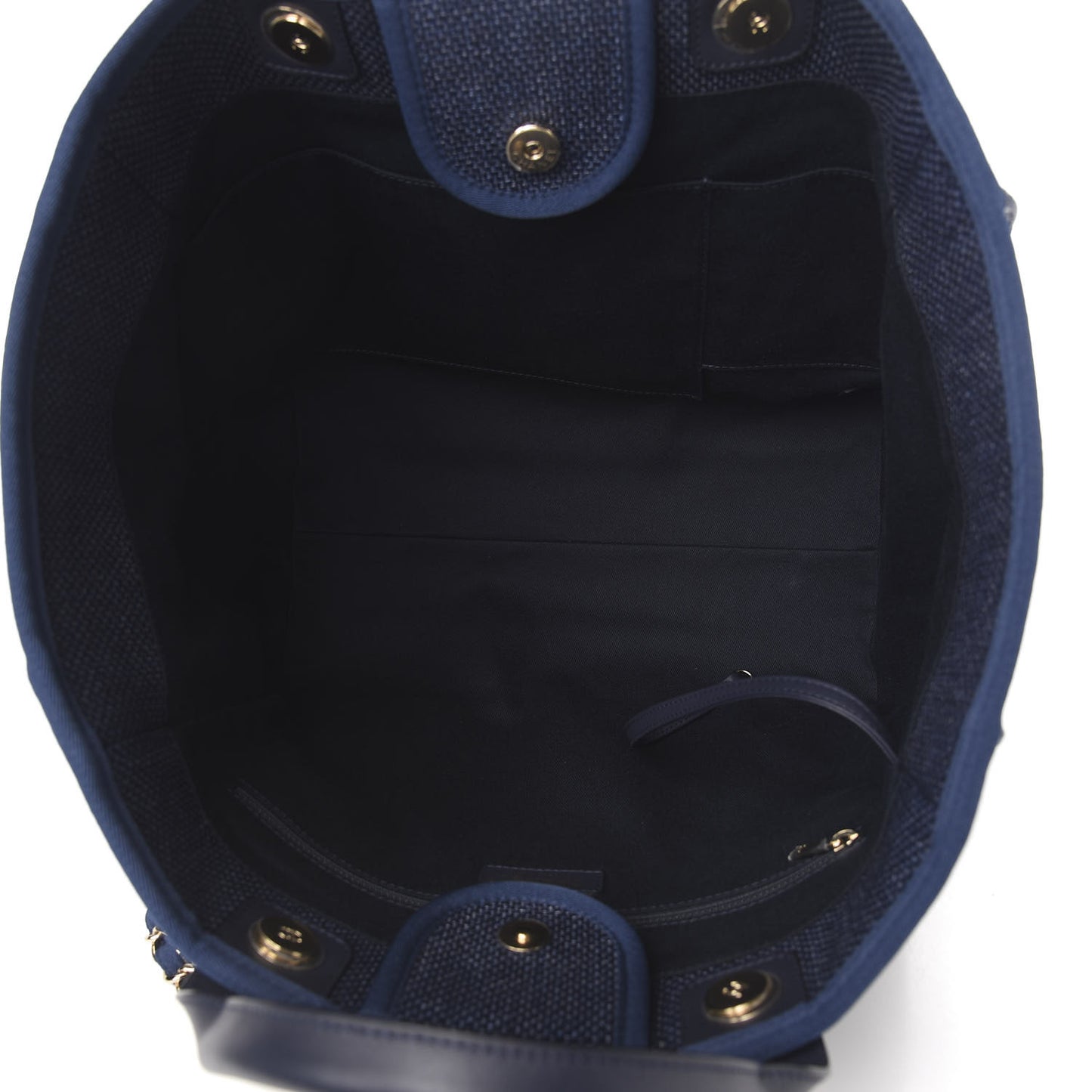 Denim Medium Deauville Tote Dark Blue