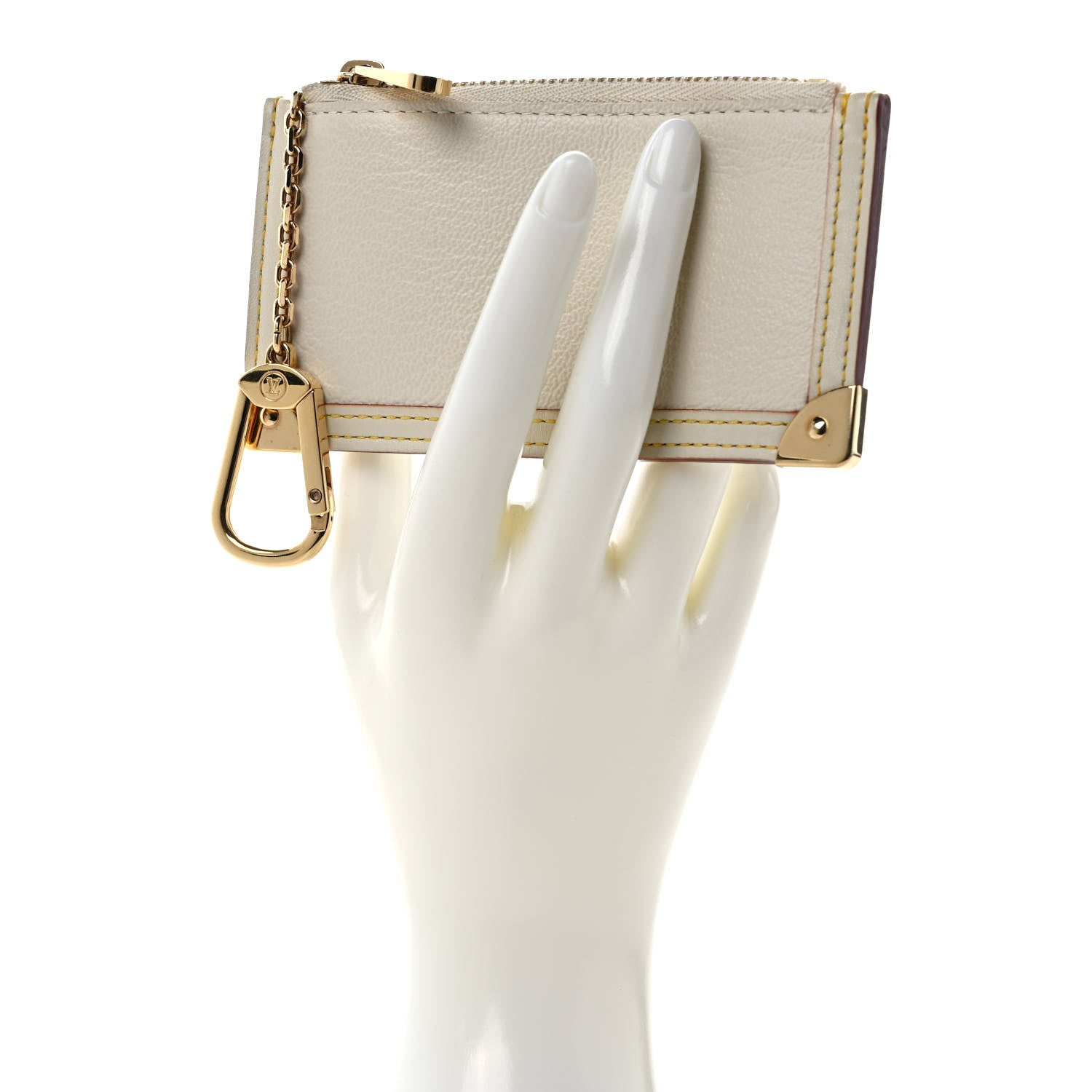 Louis Vuitton Suhali Key Pouch White 2 of 7