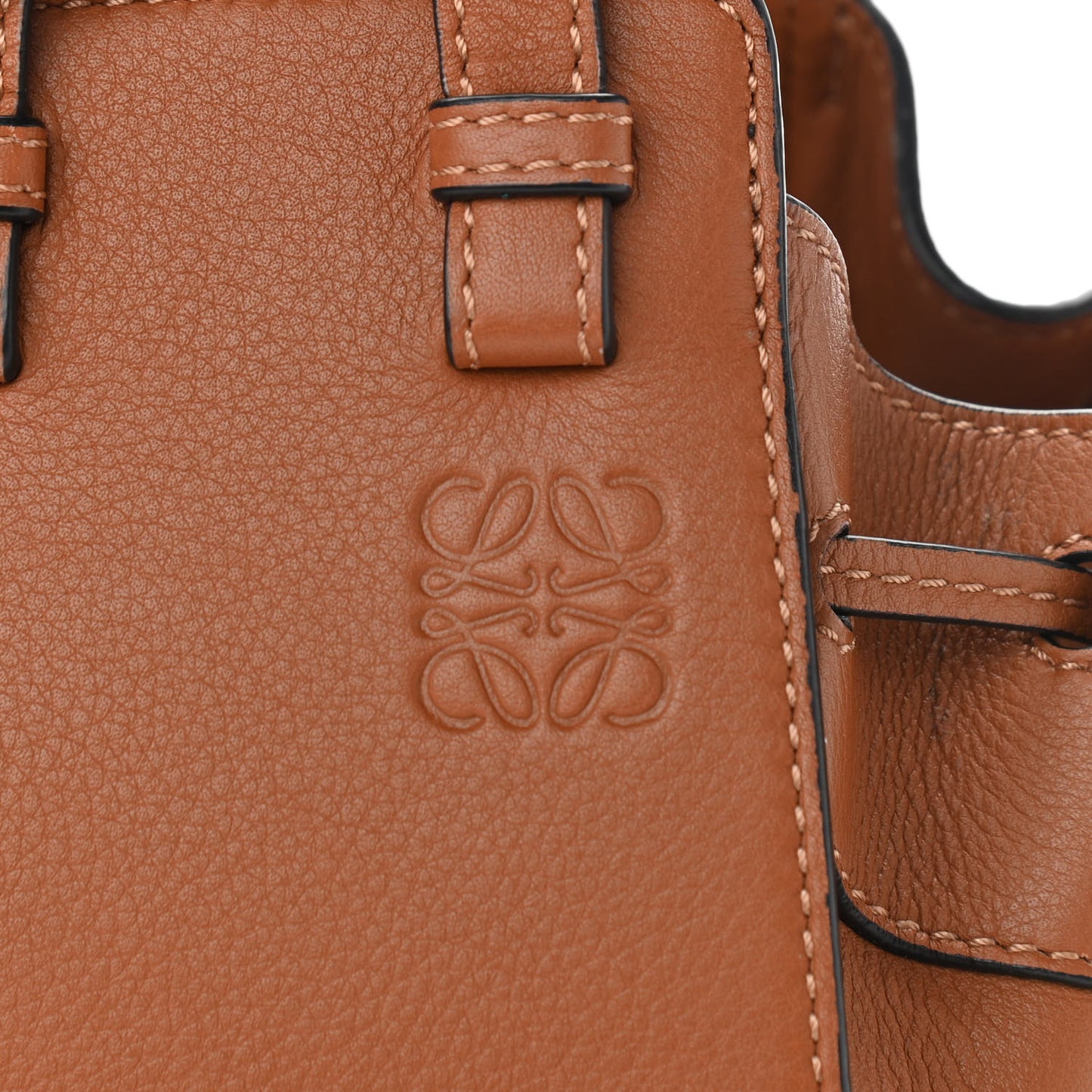 Calfskin Mini Hammock Shoulder Bag Tan