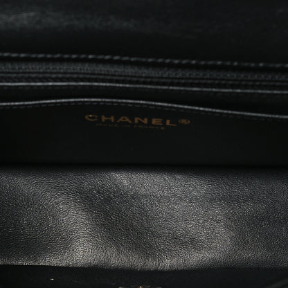 Chanel Lambskin Quilted Mini Rectangular Flap Black 5 of 10