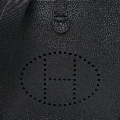 Hermes Taurillon Clemence Evelyne TPM Black 8 of 11