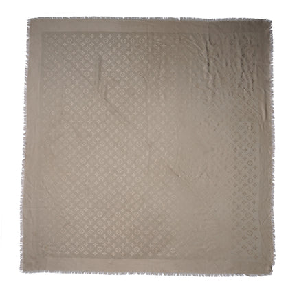 Louis Vuitton Wool Silk Monogram Shawl Verone 3 of 5