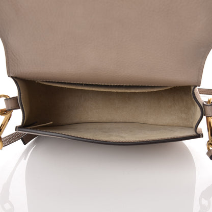 Chloe Calfskin Suede Medium Nile Bracelet Bag Motty Grey 5 of 9