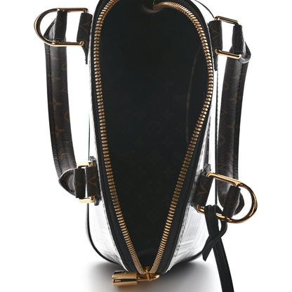 Louis Vuitton X FORNASETTI Calfskin Architettura Alma BB Black White 4 of 4