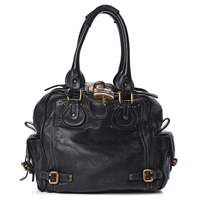 Chloe Calfskin Paddington Satchel Black 1 of 11