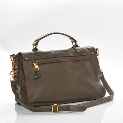 Proenza Schouler Lambskin Medium PS1 Satchel Smoke 3 of 9