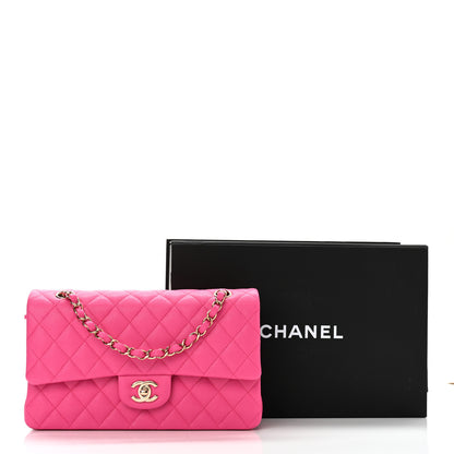Chanel Caviar Quilted Medium Double Flap Rose 11 of 11