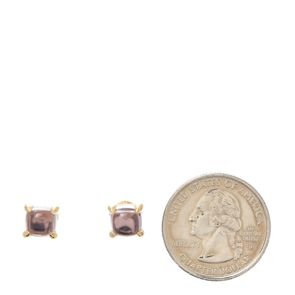 Tiffany 18K Yellow Gold Amethyst Paloma Picasso Sugar Stacks Earrings 2 of 6