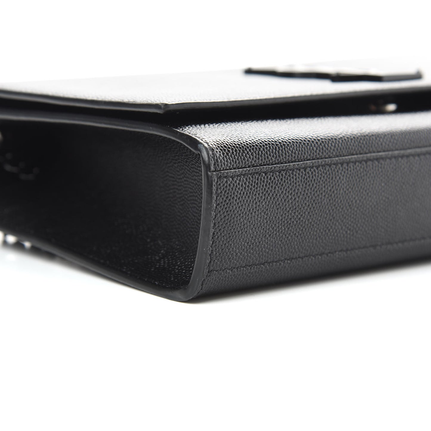 Grain De Poudre Medium Classic Monogram Kate Satchel Black