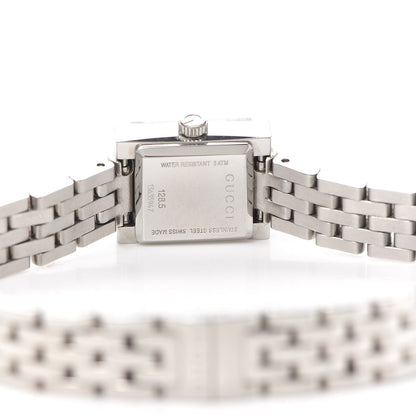 Gucci Stainless Steel 14mm G-Frame Square Quartz Watch Pink 4 of 7