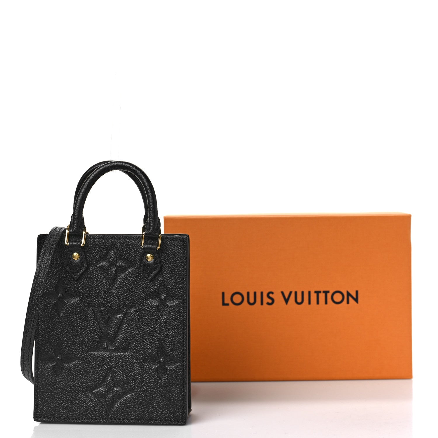 Louis Vuitton Empreinte Monogram Giant Petit Sac Plat Black 9 of 9