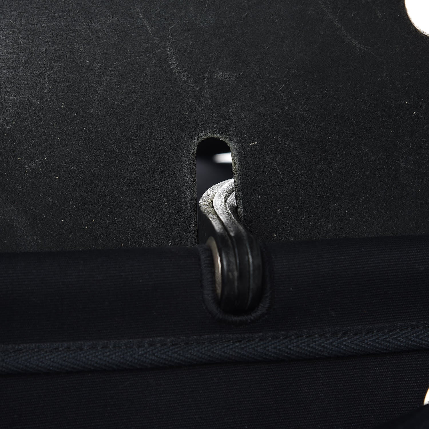 Hermes Toile Vache Calfskin Herbag 39 MM Black 9 of 15