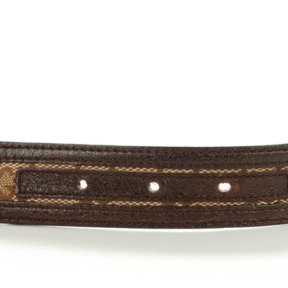 Gucci Monogram Interlocking G Belt 90 36 Dark Brown 5 of 5