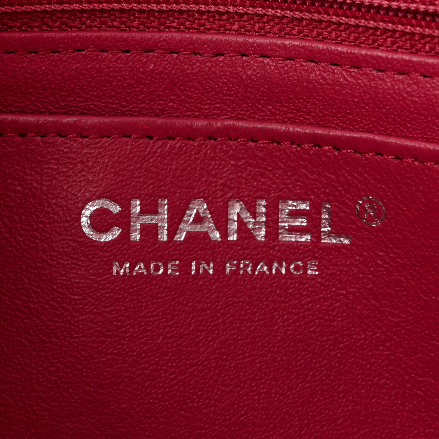 Chanel Caviar Quilted Mini Rectangular Flap Red 6 of 12