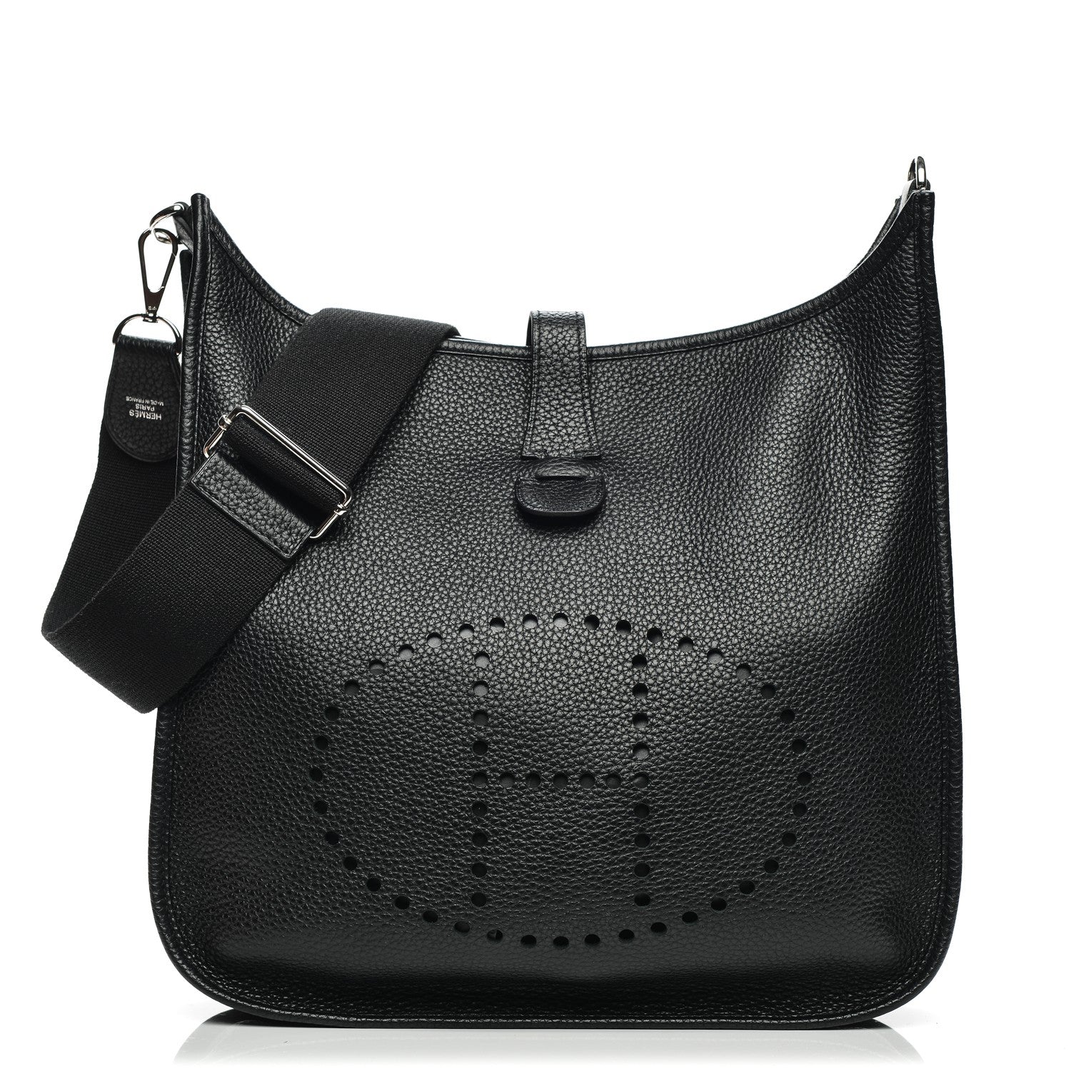 Hermes Taurillon Clemence Evelyne III PM Black 1 of 8