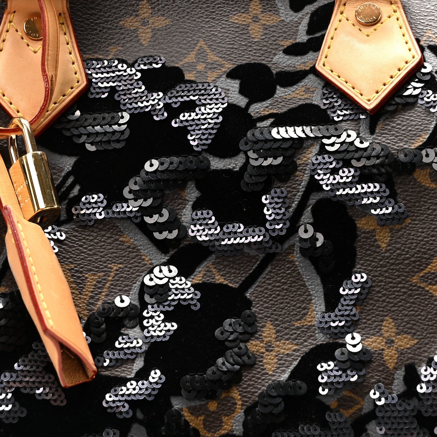 Monogram Fleur De Jais Sequins Speedy 30