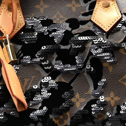 Louis Vuitton Monogram Fleur De Jais Sequins Speedy 30 7 of 9