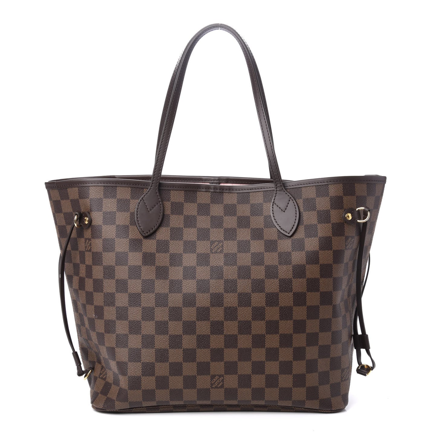 Damier Ebene Neo Neverfull MM Rose Ballerine