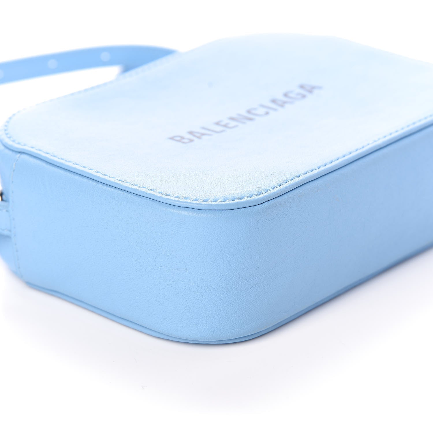 Balenciaga Calfskin XS Everyday Camera Bag Baby Blue Black 7 of 9