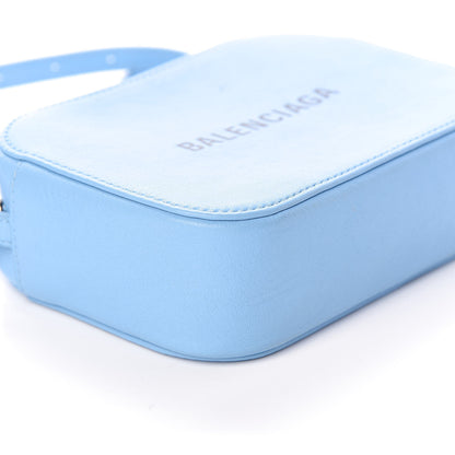Balenciaga Calfskin XS Everyday Camera Bag Baby Blue Black 7 of 9