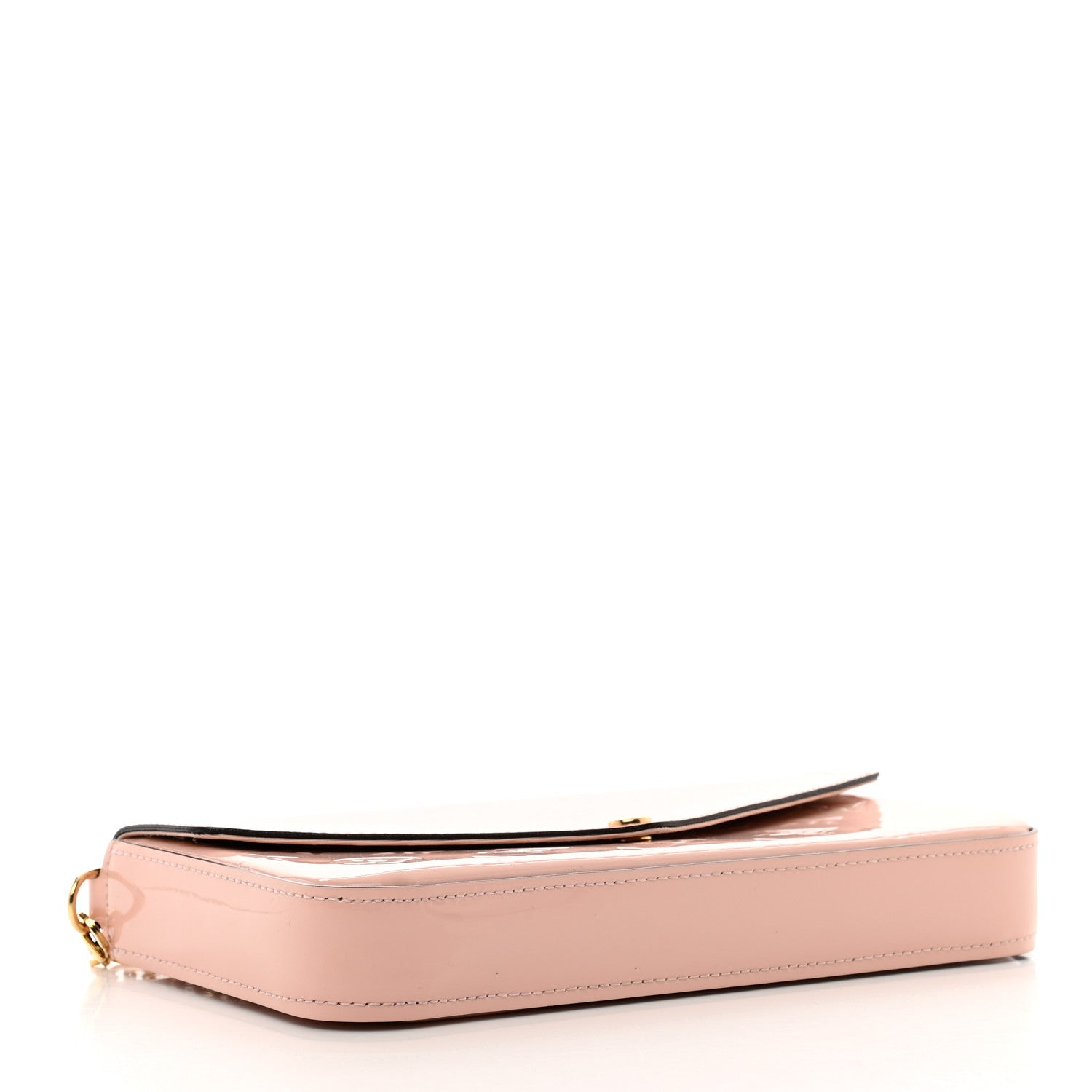 Louis Vuitton Vernis Felicie Chain Wallet Rose Ballerine 5 of 11