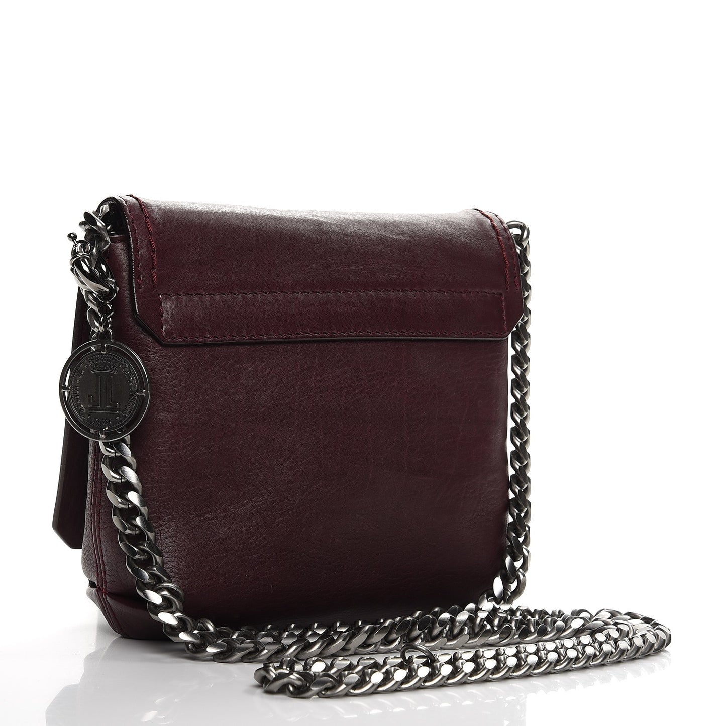 Calfskin Happy Mini Pop Bag Plum