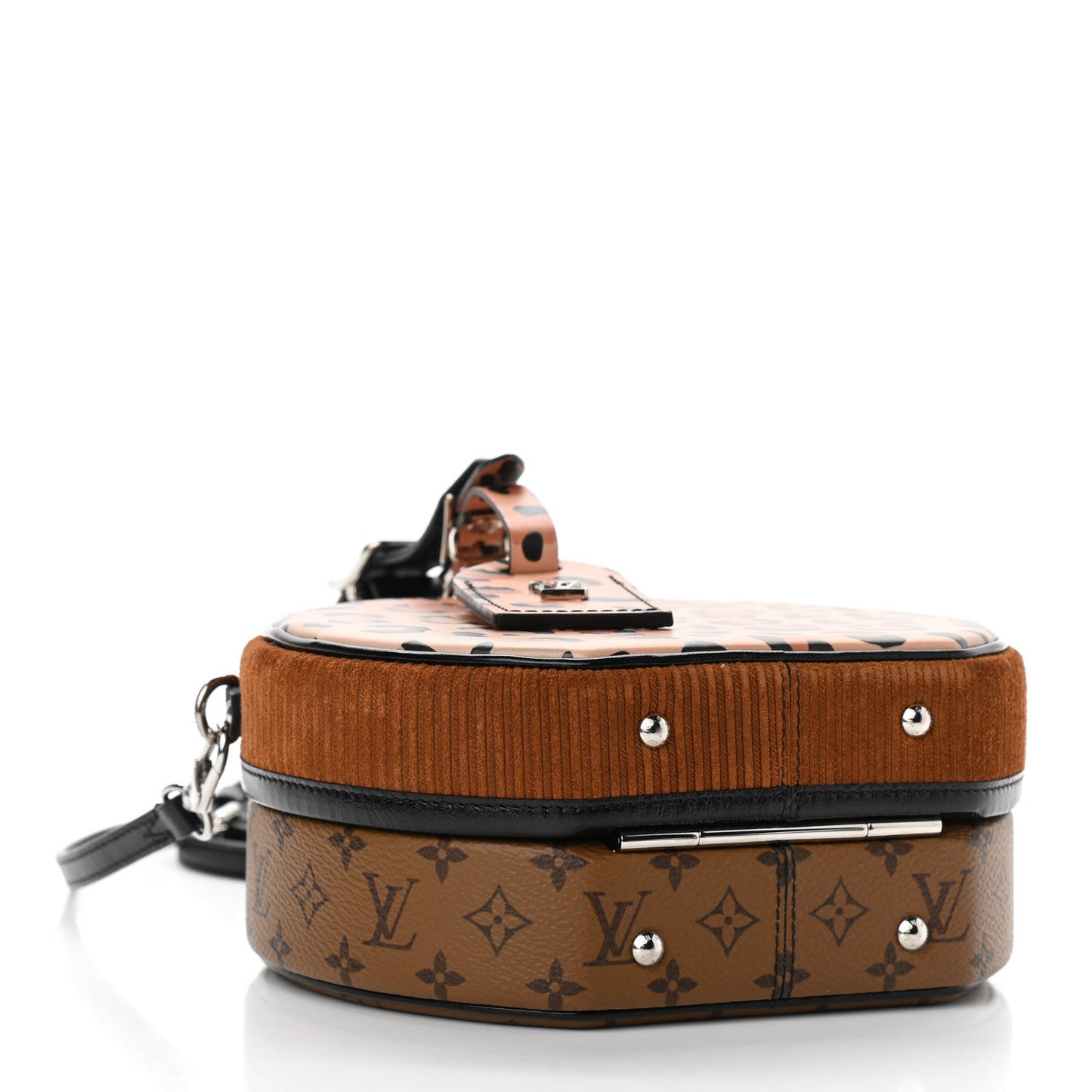 Reverse Monogram Leopard Petite Boite Chapeau