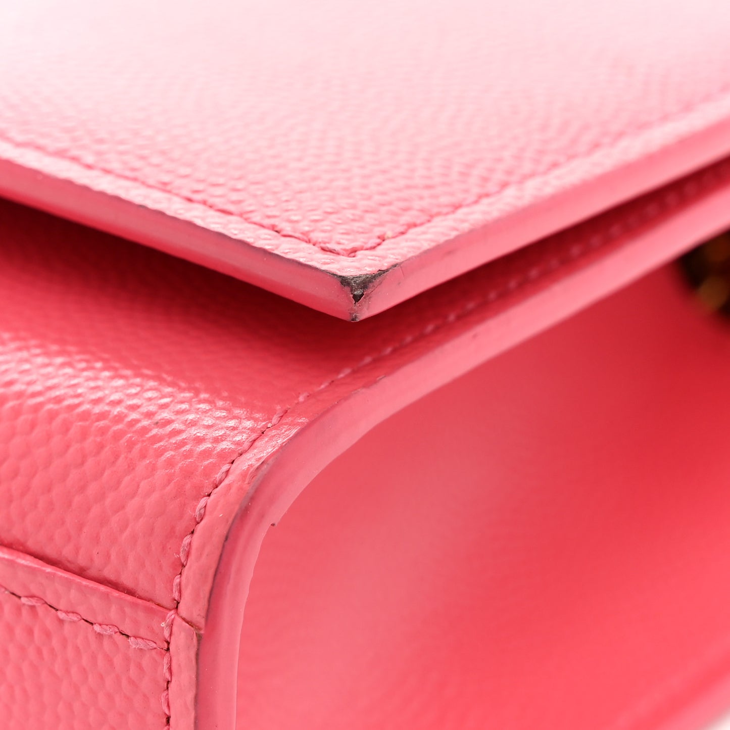 Grain De Poudre Small Monogram Kate Satchel Bubblegum