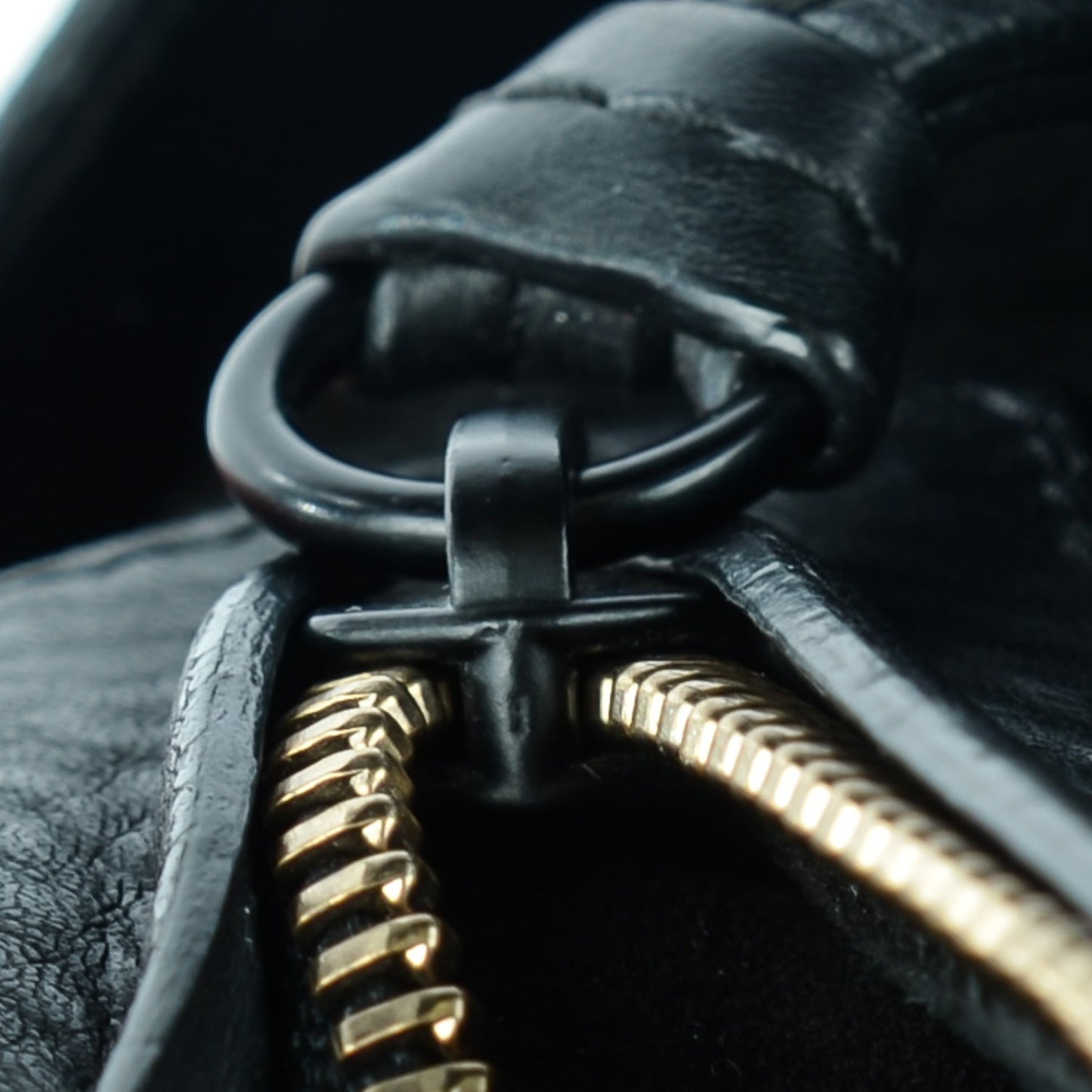 Supple Calfskin Medium Phantom Luggage Black