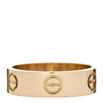 Cartier 18K Yellow Gold 5.5mm LOVE Ring 55 7.25 1 of 5