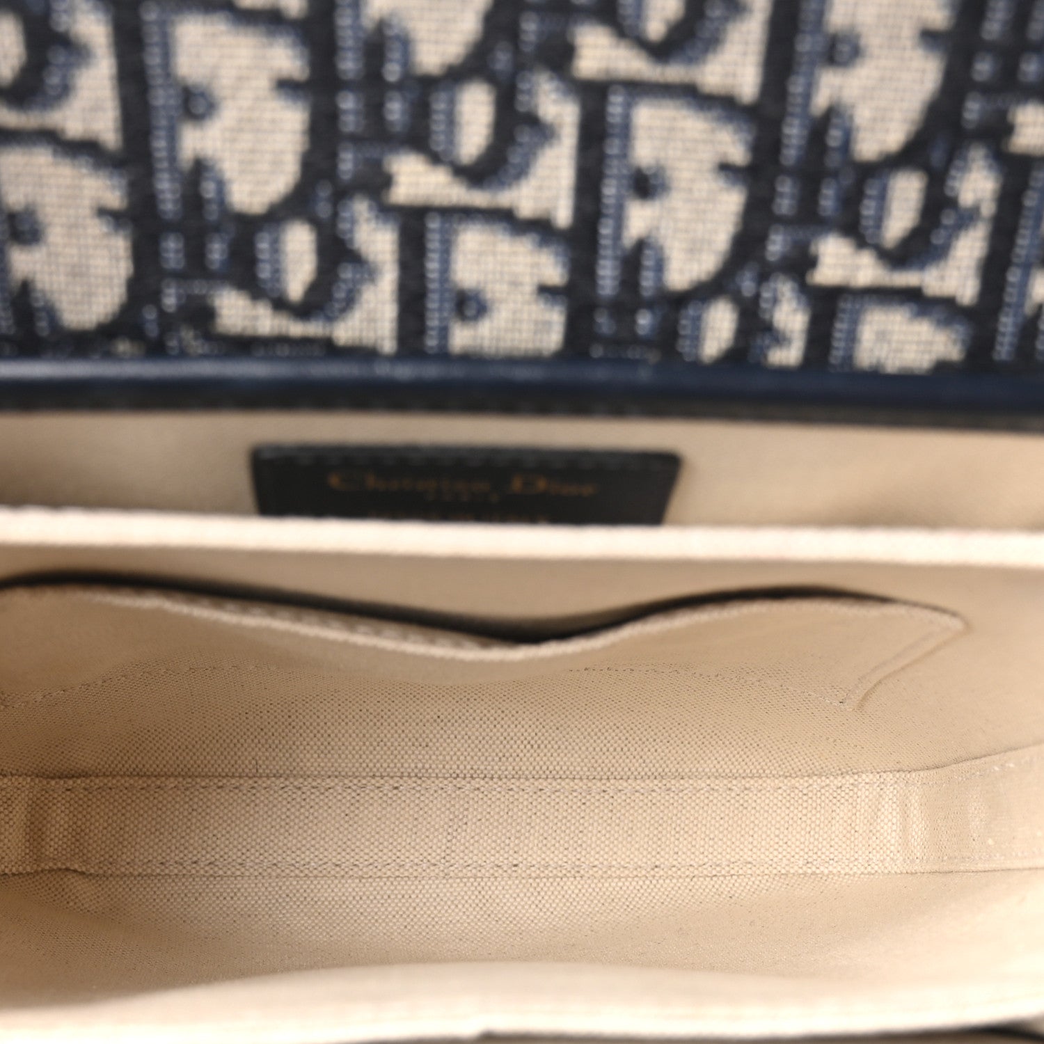 Christian Dior Oblique Square DiorAddict Flap Navy Blue 5 of 10
