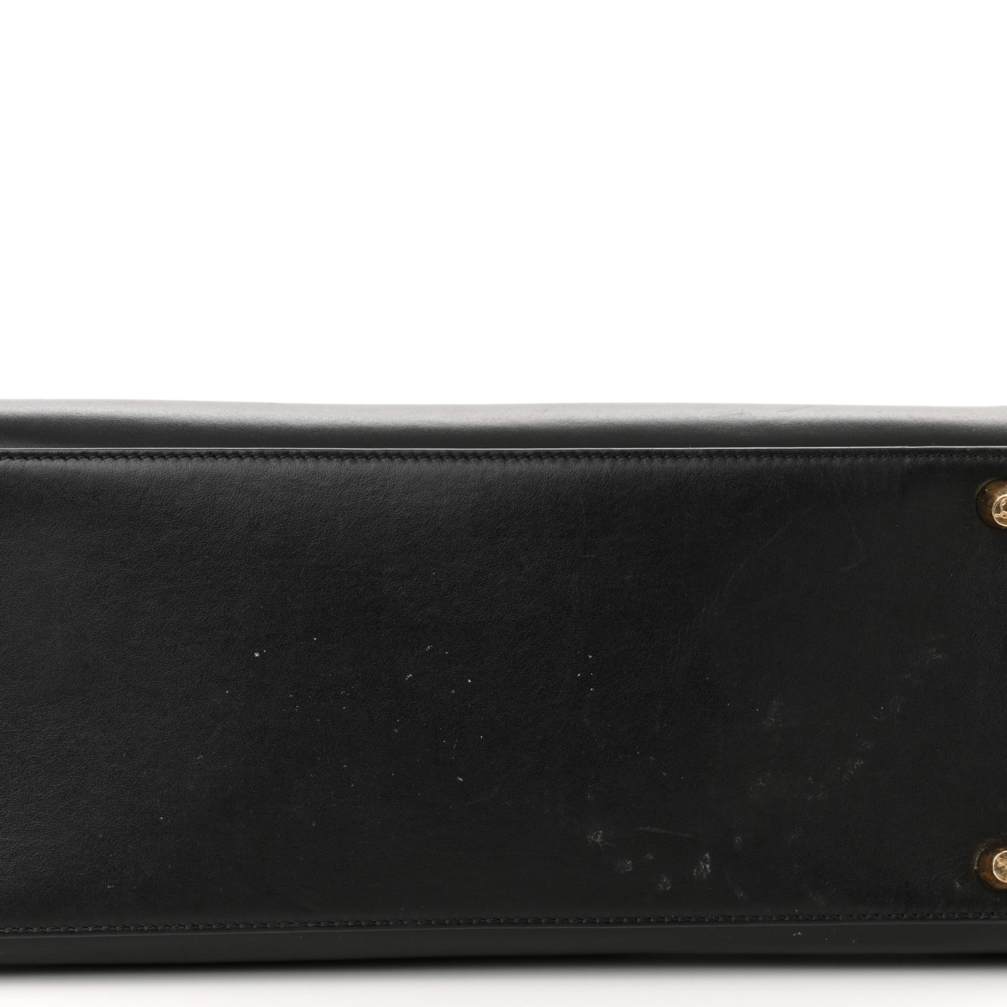 Calfskin Patent Leopard Spiked Large Paloma Black