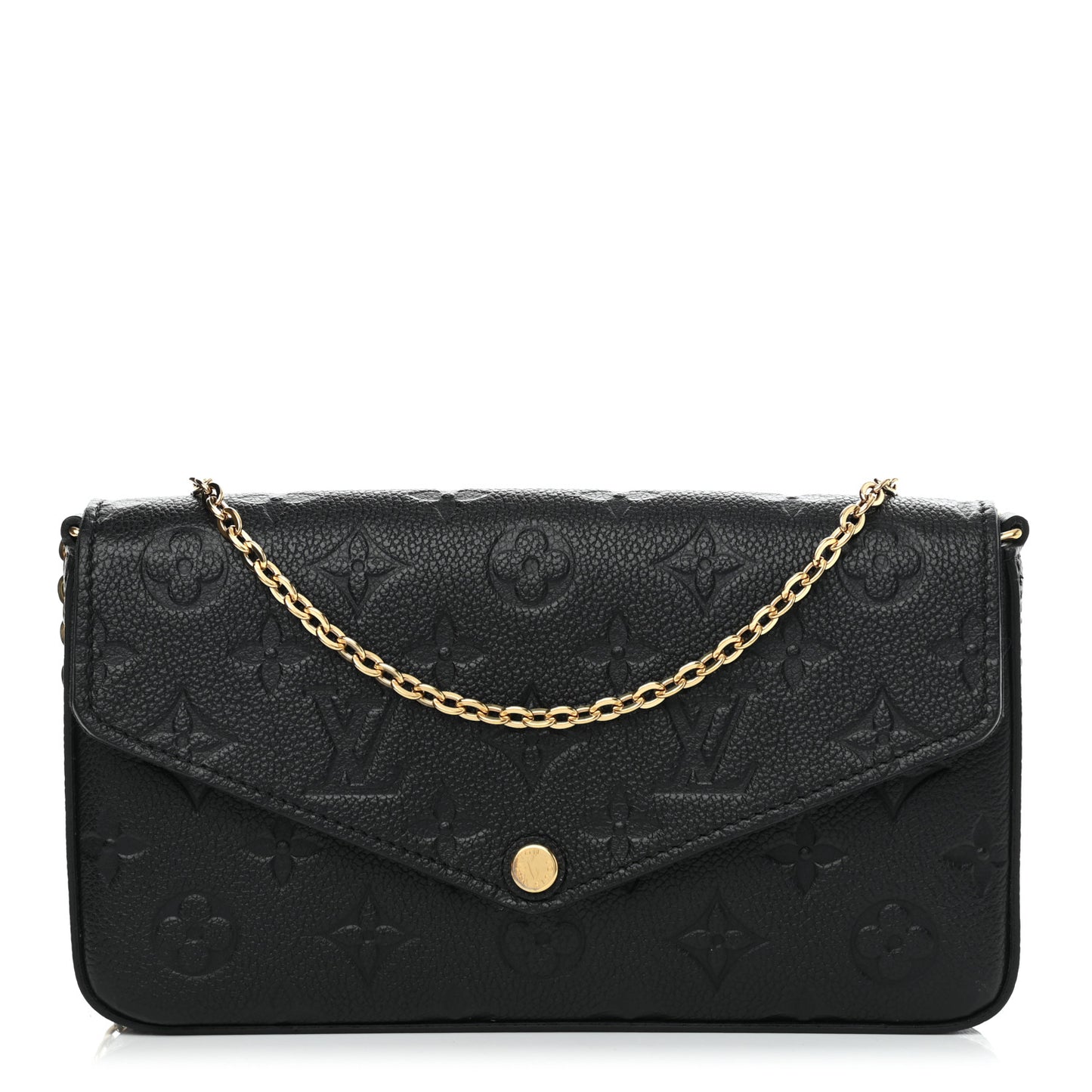 Empreinte Pochette Felicie Chain Wallet Black
