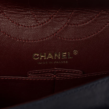 Chanel Distressed Patent Quilted 2.55 Reissue 226 Flap Navy 7 of 10