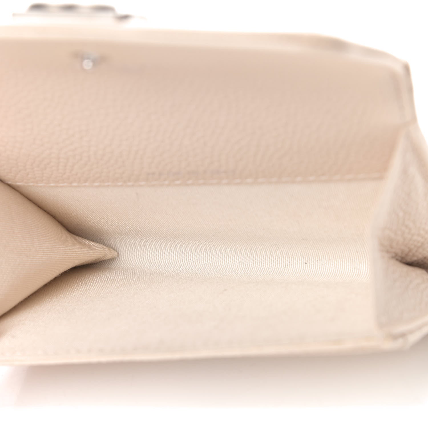 Chanel Caviar Chevron Quilted Boy Card Holder Light Beige 4 of 4