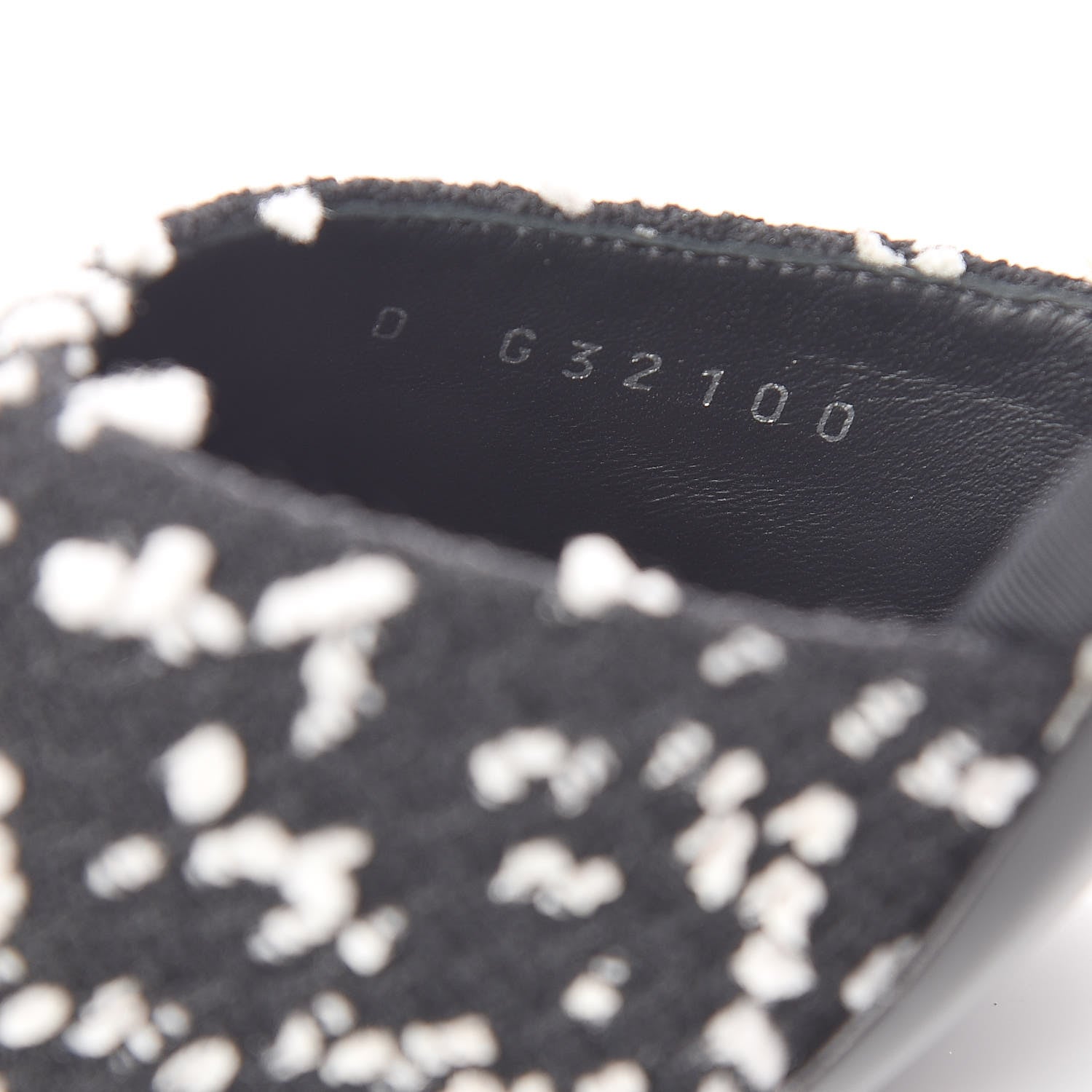 Chanel Tweed Grosgrain Pearl Mules 37 Black White 10 of 13