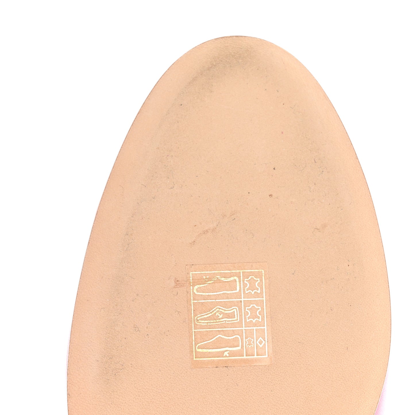 Lambskin Cap Toe CC Ballerina Flats 37 Pink