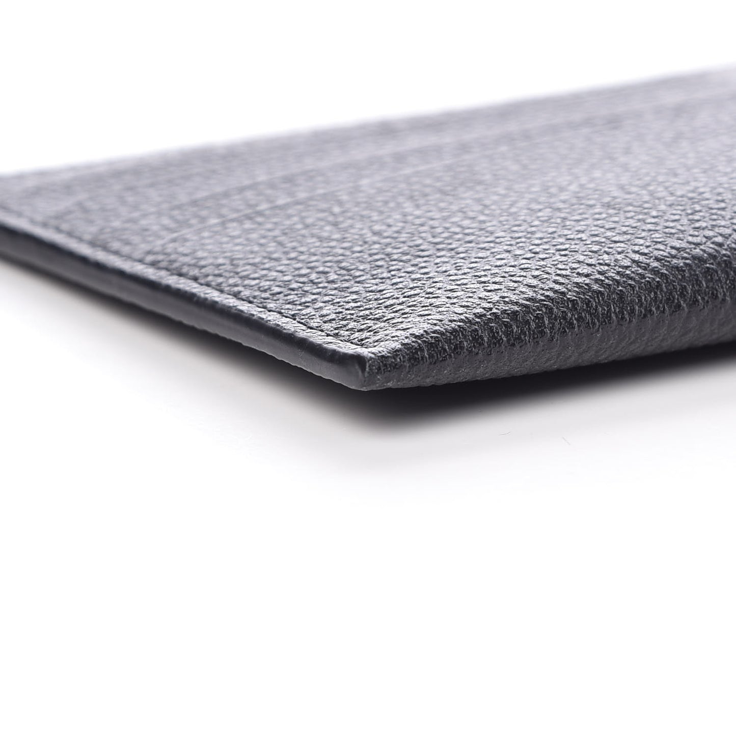 Calfskin Felicie Chain Wallet Card Holder Insert Black